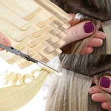 Tape In 100% Armenian Remy Human 9A Hair Extensions Skin Weft 20pcs 50g Balayage