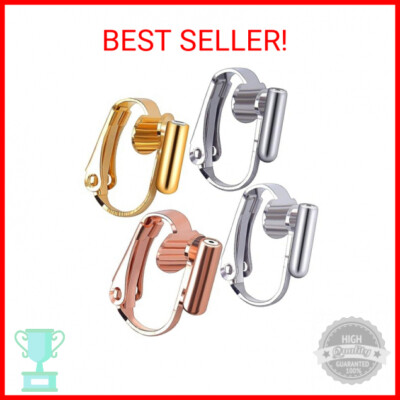 16 Clip-on Earring Converters, Pierced to Clip On for Non-Pierced