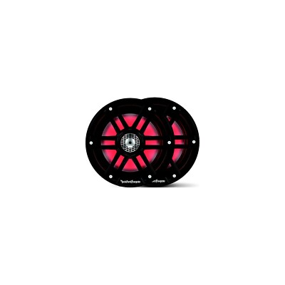 Rockford Fosgate Color Optix 6.5'' Marine 2-Way Speakers, Black/Stainless