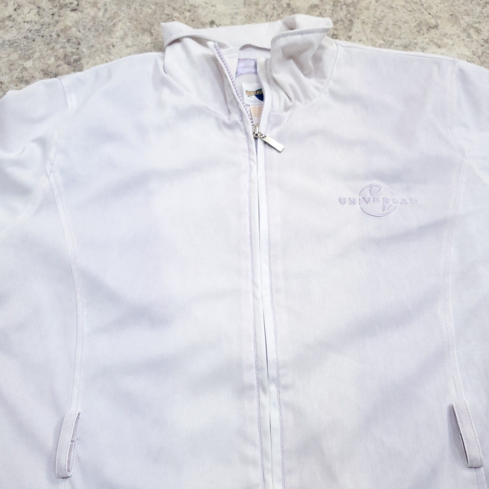 Universal Studios White Soft Shell Jacket Size Me… - image 7