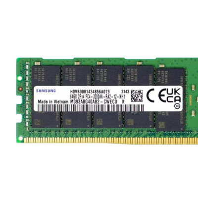 Samsung 64GB PC4-25600 (DDR4-3200) Memory (M393A8G40AB2CWE) for