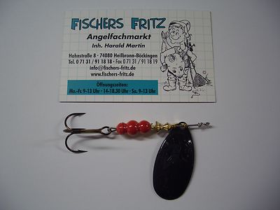 Mepps Aglia schwarz Spinner Gr. 4 mit 9,5 g Kunstköder Angelköder Blinker 