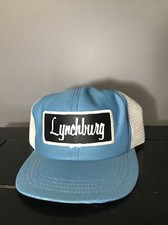 Vintage Lynchburg Light Blue Made In USA Adjustable Trucker Hat