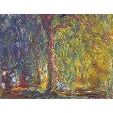Claude Monet Weeping Willow Large Canvas Art Print