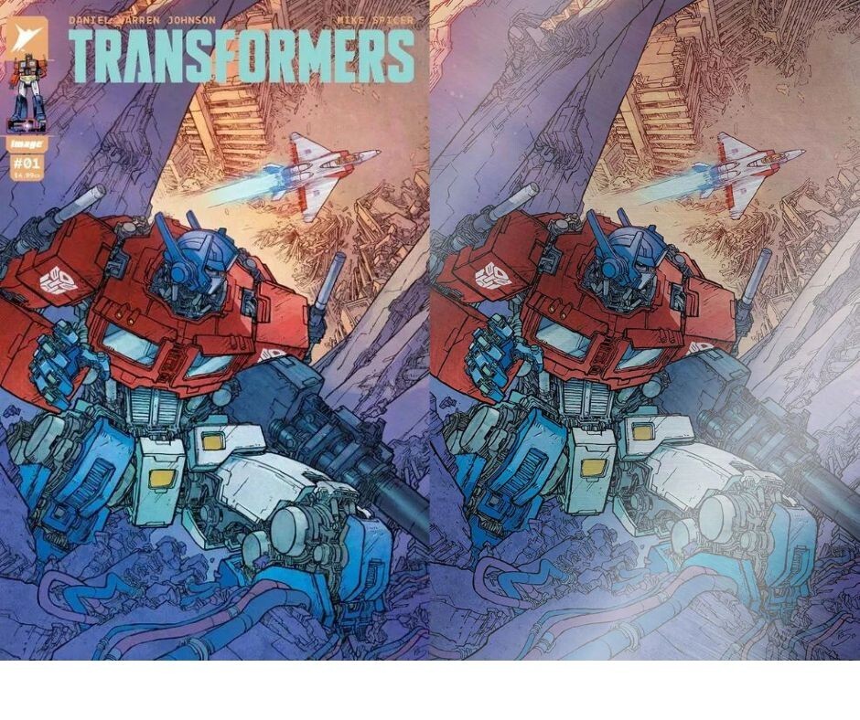 TRANSFORMERS #1 - RYAN BARRY LIMITED EXCLUSIVE TD & VIRGIN FOIL SET 1ST PRINT