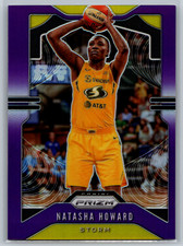 Natasha Howard 2020 Panini Prizm WNBA Purple Prizm /125 #31 Seattle Storm