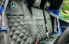 CUSTOM FIT VAN SEAT COVERS COMPATIBLE WITH MERCEDES SPRINTER 1-A1 GREY