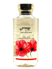 BATH BODY WORKS POPPY BODY WASH SHOWER GEL WITH PRO-VITAMIN B5 10 FL OZ NEW