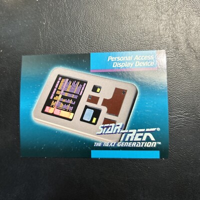 Jb101d Star Trek The Next Generation 1992 #072 Personal Access Display Device