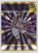 2022 Panini Donruss Franchise Features Holo Yellow Laser 16/25 De'Aaron Fox 8d4