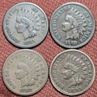 1880 - 1883 Indian Head Cent Copper 1C Coin Date Run