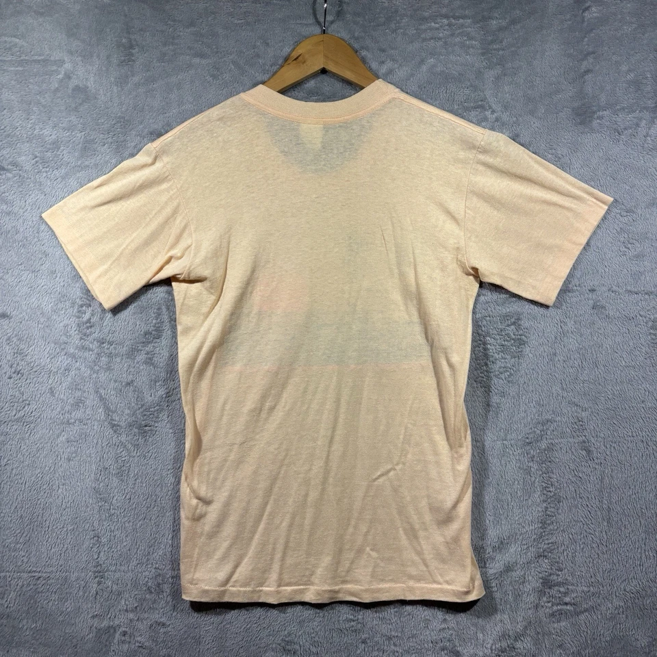 Vintage 80s Florida Treasure Island Shirt Adult Medium Dolphin Bird USA Made Vtg - Image 2 of 4