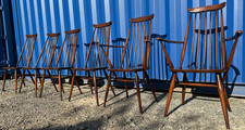 6 Ercol Goldsmith Windsor Dining Chairs MidCentury Retro Vintage FREE DELIVERY🚚