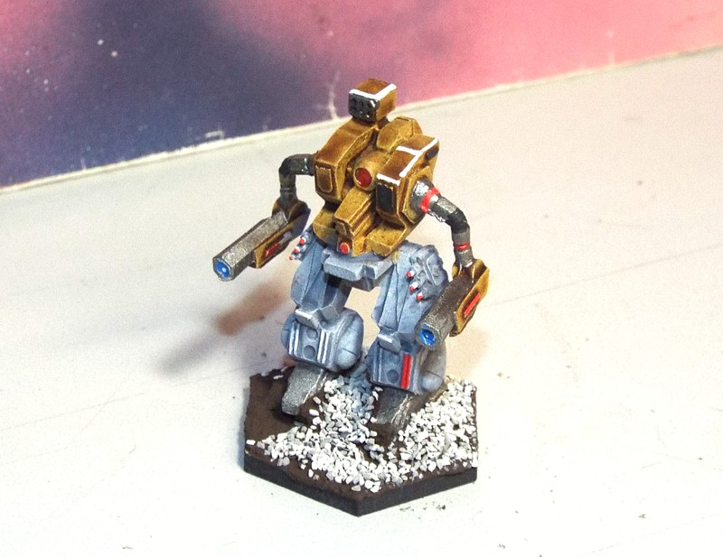 BATTLETECH LOKI MECH [CLAN] #2 (RAL PARTHA, METAL, PAINTED)