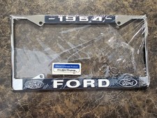 1954 Ford Car Pick Up Truck Pair License Plate Holder Chrome Frames New 1954 Ford Car Pick Up Truck Pair License Plate Holder Chrome Frames New