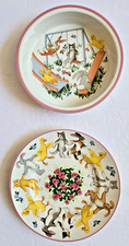 Tiffany  Co Childs Porcelain Cereal Bowl  Small Plate Tiffany Playground 1992