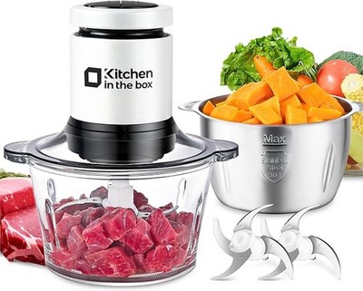 Kitchen in the Box Zerkleinerer Küche Elektrisch 400W Multizerkleinerer, fleisch