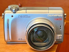 Olympus CAMEDIA C-765 Ultra Zoom 4.0MP Digital Camera Silver With Charger