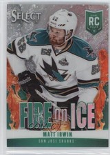 2013-14 Panini Select Fire on Ice Rookies Green Prizm 1/25 Matt Irwin #FR-33 8i3