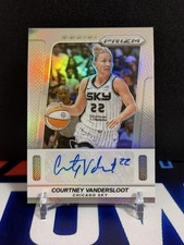 2025 Panini WNBA Prizm #TB-CV Courtney Vandersloot Autograph Silver
