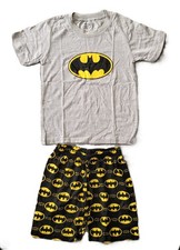 Batman Toddler Pajama Set 130cm Tee  Shorts baby Joe DC Comics 2 Piece NWOT