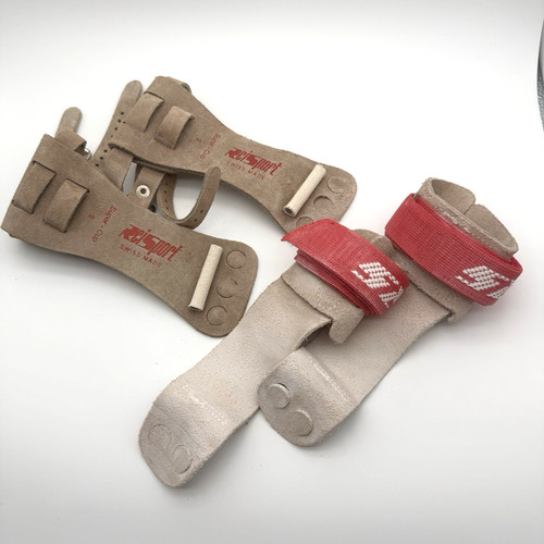 Reisport Swiss Men's Gymnastic Wraps for Rings + Highbar (Size 2 - Medium)