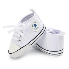 Cute Converse All Star Chuck Taylor Cribster Style Baby 1st Shoes in a Gift Box.