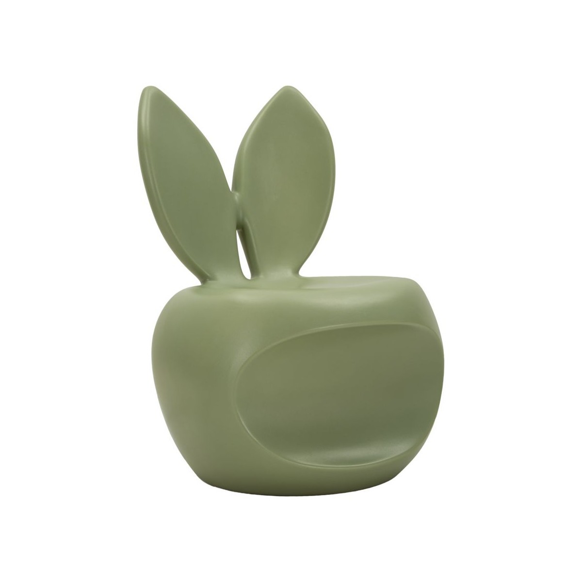 Chaise enfant Bunny verte de 79cm pour chambre de petit