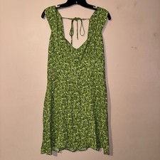 Reformation Lorelei Dress Samantha Green Floral Mini Size 12