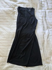 Express Little Black Dress V- Neck Size 1/2