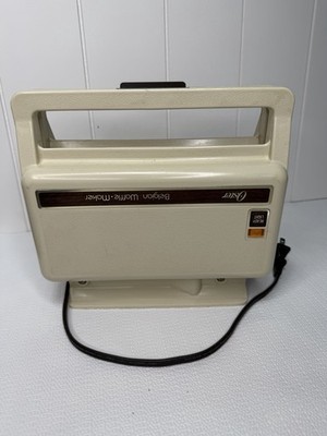 Vintage Oster Belgian Waffle Maker 712-06A Almond Woodgrain Upright Store TESTED