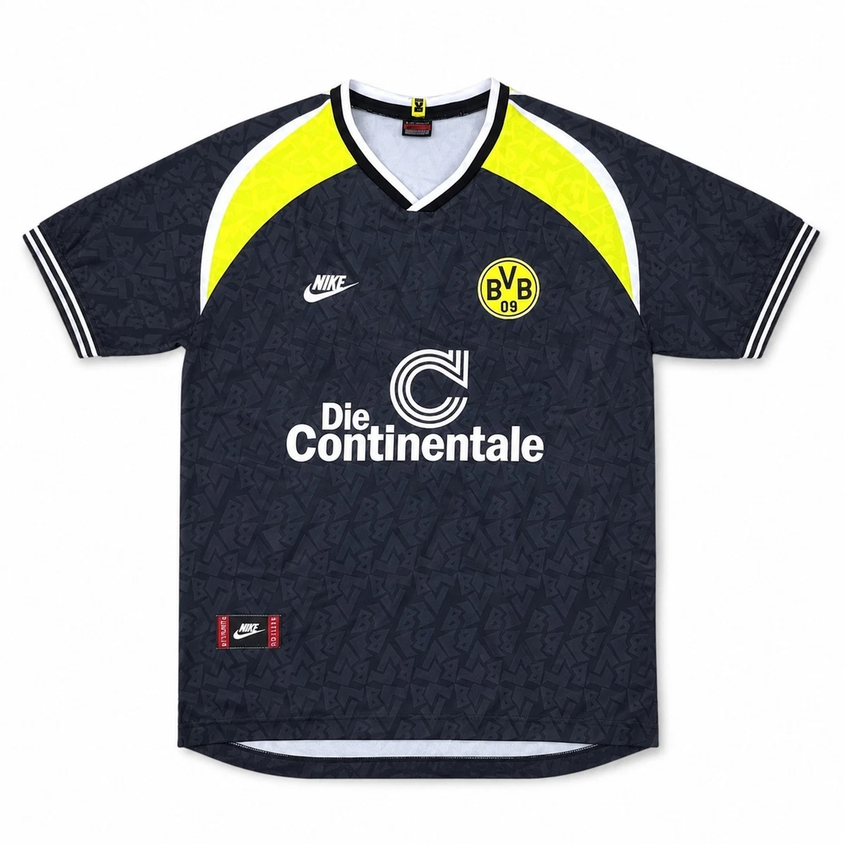 希少　美品 Nike ナイキ　ドルトムント 95/96 アウェイシャツ L Nike Borussia Dortmund Away Memorabilia Football Shirts for sale
