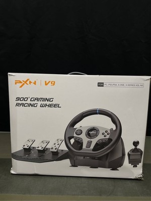 PXN V9 Steering Wheel for PC, PS4, Xbox, Switch - Universal Usb Sim Racing Wheel