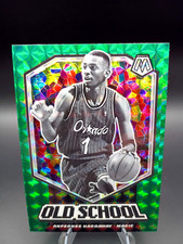 2019-20 Panini Mosaic - Old School Anfernee Hardaway #4 - Green Mosaic Prizm
