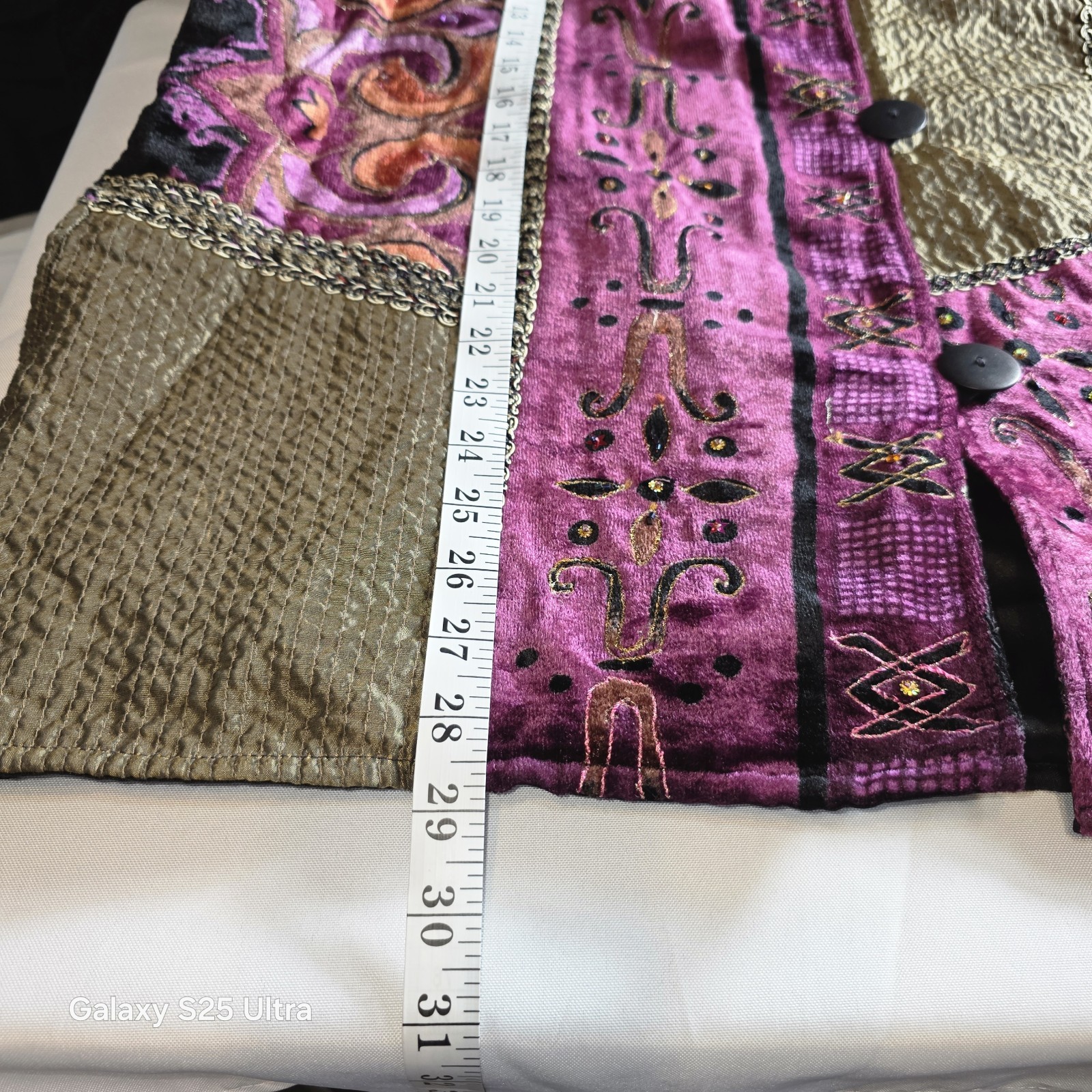 Vintage Flashback Patchwork Boho Jacket Women's S… - image 4