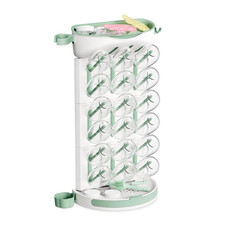 Baby Bottle Drying Rack for 18 Bottles, Space Saving Countertop Vertical Rack fo