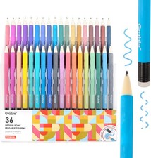 Grabie  Erasable Gel Pens, 36 Colors Make 1 Pack, Multicolor
