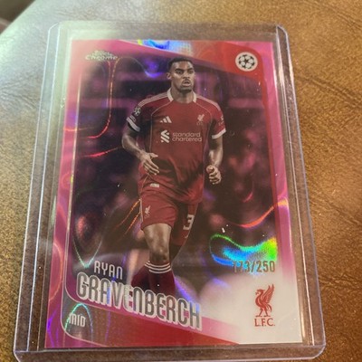 2026 Topps Chrome Ryan Gravenberch Pink Wave /250