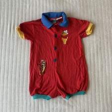 Vintage 90s Winnie the Pooh Baby Boy Romper