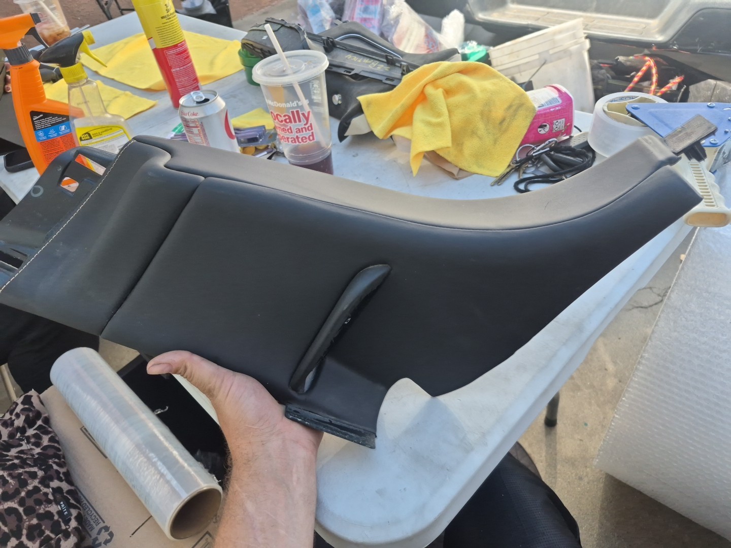 22 Bentley Flying Spur Left C Pillar Lower Trim Panel 3SE867765C