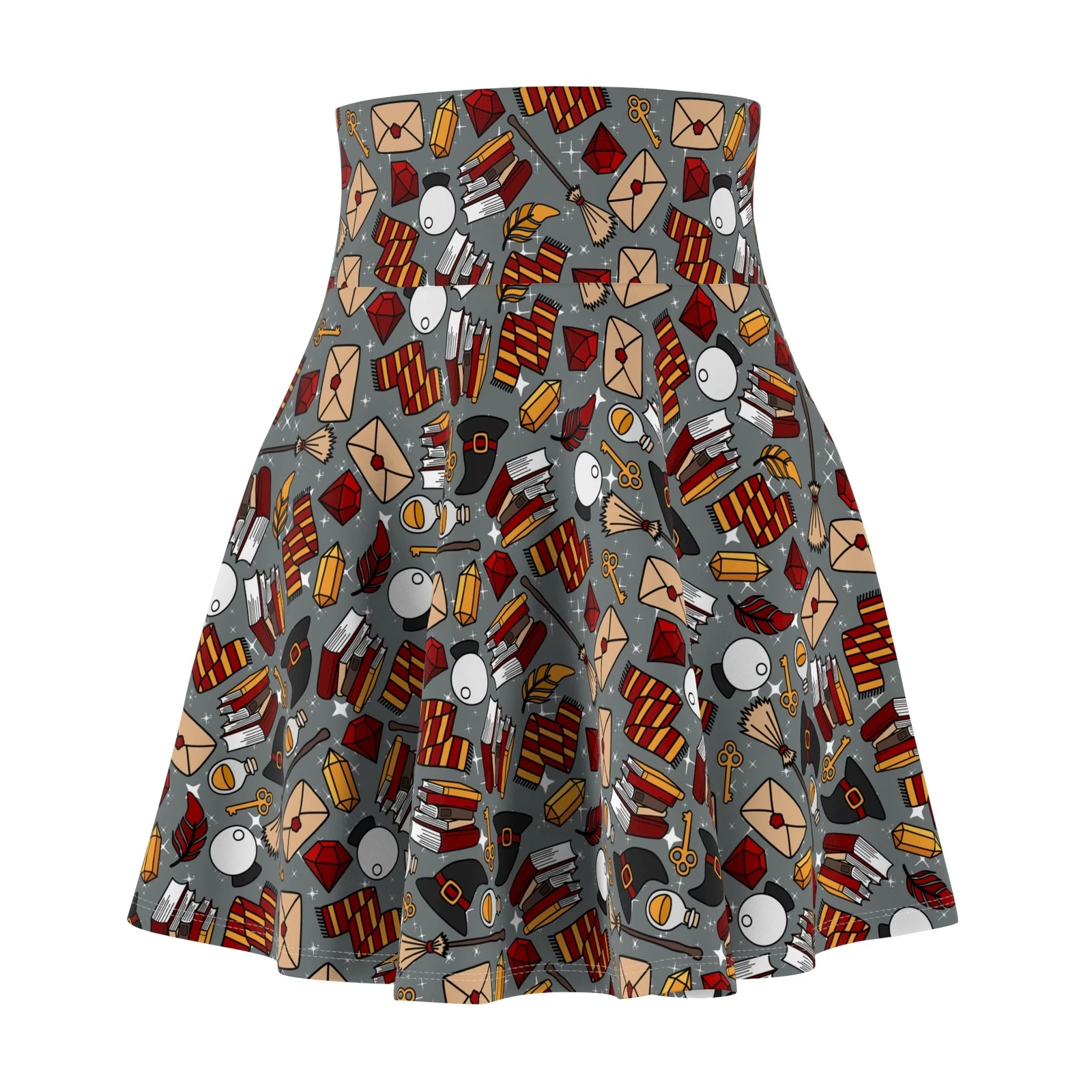 Gryffindor Women's Skater Skirt, Gift for Her