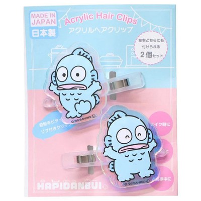 Sanrio Characters Hangyodon Aurora Acrylic Hair Clip 2026 Summer JP LTD Original