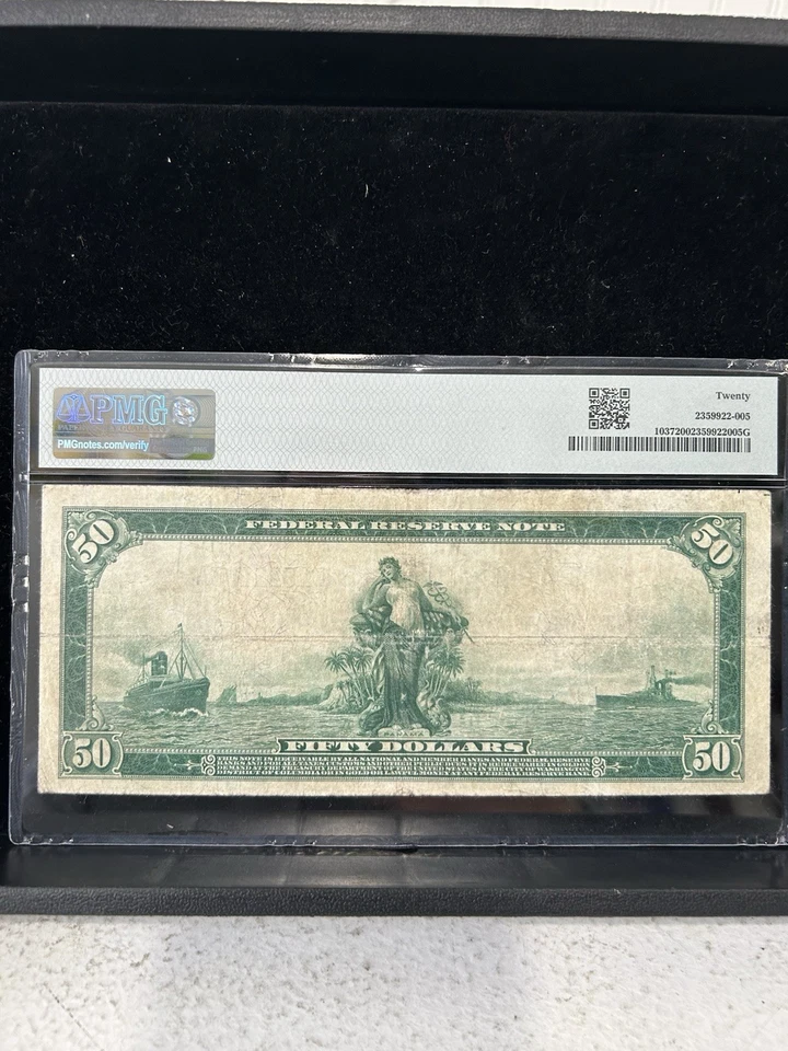 SASA 1914 Cleveland $50 Frn Pmg Vf20 Looks Better - Image 2 of 2