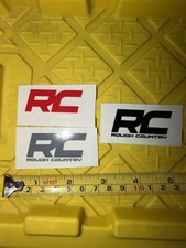 LOT OF 3-Rough Country Logo Vinyl Die Cut Decal Sticker Free Shipping-