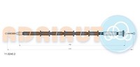 Adriauto Handbremsseil Bremsseil Hinten Links Passend FüR Fiat Doblo 119