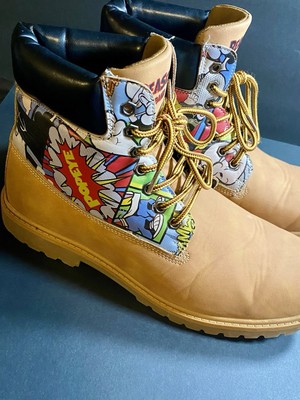 Reason Popeye Collab Work Boots Men s  10- Y2K Street Style Wear