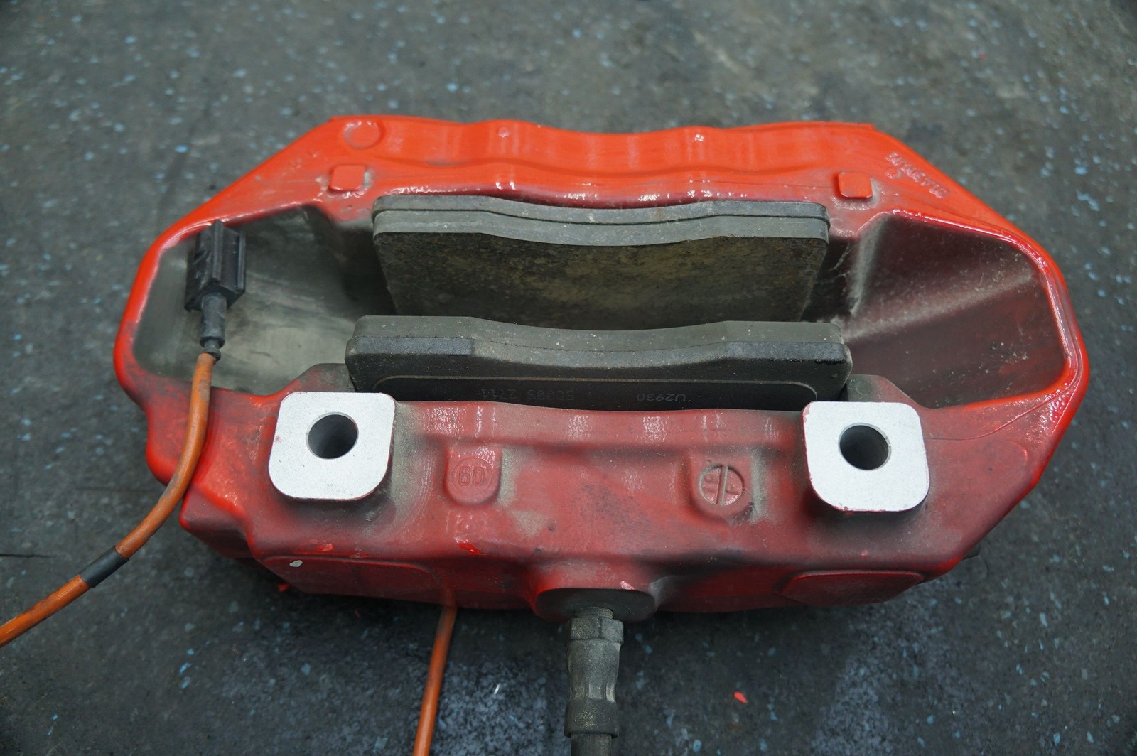 Rear Left Driver Side Brake Caliper Red 294804 OEM Ferrari California 2008-14