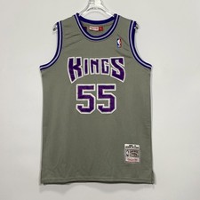 Jason Williams 2000-2001 Embroidered #55 Men's Jersey, Size: S-XL, Gray