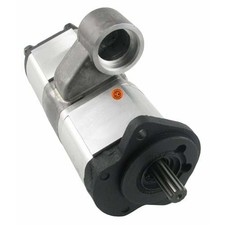 Tandem Hydraulic Gear Pump Fits Massey Ferguson Replaces 3800196m91