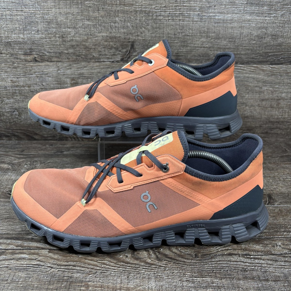 cloud9 クラウドライン ブラックオレンジ On Cloud X 3 AD All Day Shoes Men's 12.5 Orange Gray Running
